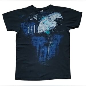 Vintage 2007 AFI Band Shirt Small Black Y2K Emo Punk